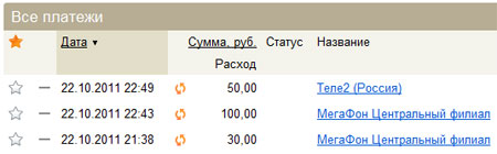 Беспроцентное пополнение счета 
		<!--